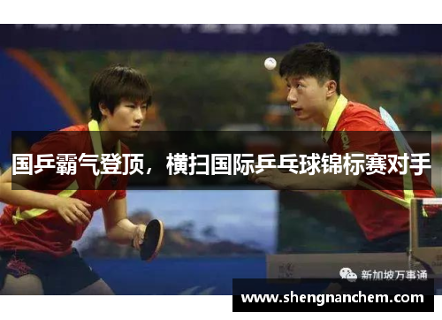国乒霸气登顶，横扫国际乒乓球锦标赛对手